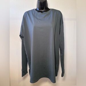 Vuori gray/blue Long Sleeve Top
